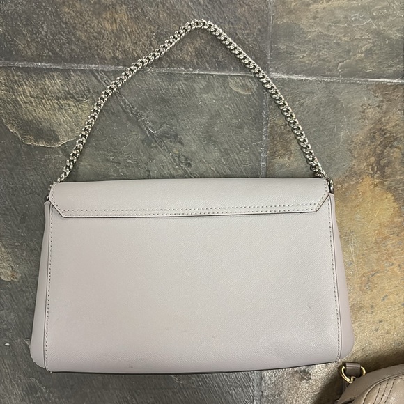 Kate Spade taupe colored crossbody purse. - Picture 2 of 10
